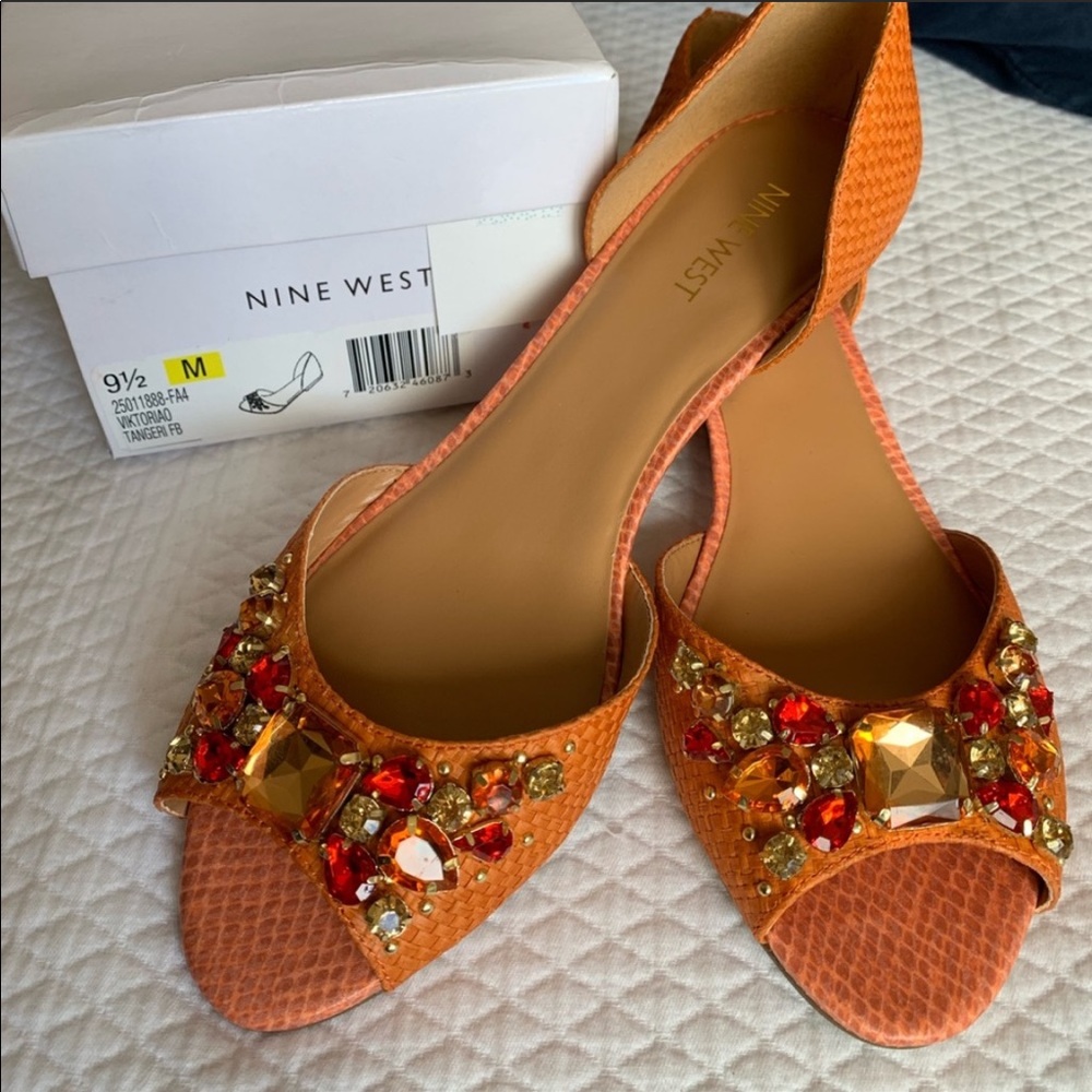 Orange sandals